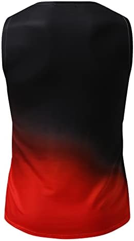 XXBR Машки резервоар на врвот, тренингот на мускулите исечени кошула фитнес, без ракав елек, случајна лабава спортска плажа, приморска маица Топ маица со целосна рака