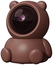 Компактна безбедносна камера на Qerer, мечка паметна камера, скриени фотоапарати 360 ° панорамски поглед. Системите за домашна безбедност се погодни