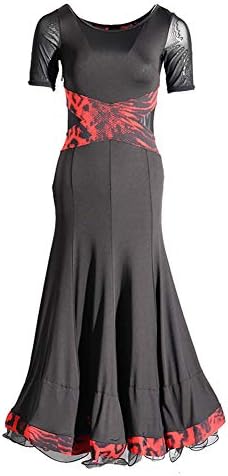 Modern Modern Dance Dance фустан за жени Национален стандард костум за танцување за конкуренција одличен костум за кратки ракави