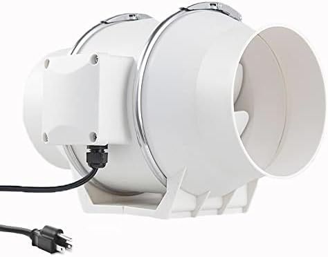 Rlozui 4 инчи Внатрешен канал вентилатор со висока ефикасност на издувни гасови на вентилатори на издувни гасови на вентилатор