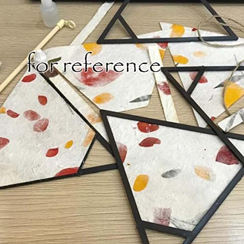 Нежен триаголник на кинески фенер за хартија декоративни висечки фенер DIY занаетчиски занаетчиски проект Направете ваш сопствен