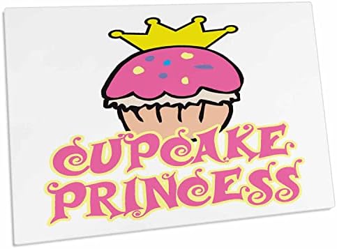 3dRose Dooni Дизајни Симпатична Кекс Дизајни-Cupcake Принцеза-Маса Рампа Место Душеци