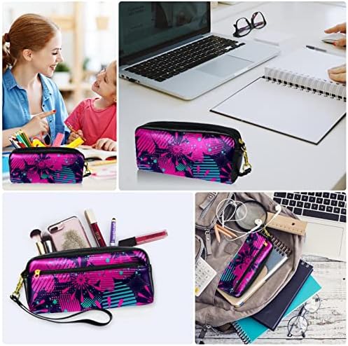 Апстрактна цветна пеперутка молив за молив, кутија за пенкало, тинејџери за канцелариски држач за чанти сочинуваат торбичка за торбичка за торбичка