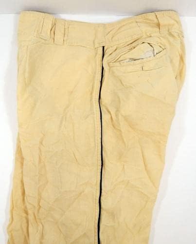 1960 -тите години на атлетика во Канзас Сити користеше бели панталони DP26394 - Игра користени панталони MLB
