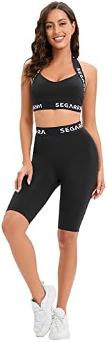 Segarra Studio 10 Biker Shorts Women Women Weigh Weigle Shisted Shorts Shorts за жени атлетски трчање по јога долги шорцеви