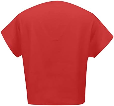 Foviguo ладни блузи дами лабава фитинг кратка кабел плетена цврста боја маици секси поштенски лето лето-врат клуб со долг ракав