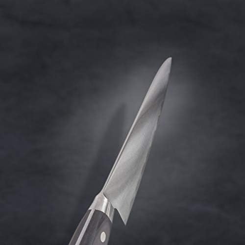 Ао-ЦУБАМЕ Готвач нож 175мм, Работ На Сечилото: Аогами Супер Челик, Двојно Наклон