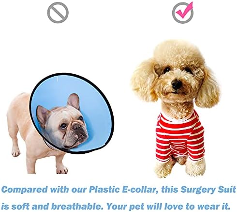 Коштите за обновување на кучињата Пост операција за кученца, целосна покриеност на кучињата на кучињата Заштитна хируршка облека за рани за