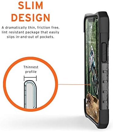 УРБАНА ОКЛОПНА ОПРЕМА Уаг Дизајнирана За iPhone 12 Mini 5G [5.4-инчен Екран] Солиден Лесен Тенок Отпорен На Удари Транспарентен Плазма