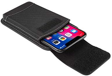 Чанта Торба Најлон Солиден Торбичка За Носење Ремен Компатибилен Со iPhone 11 PRO XS X 8 7 6, Водоотпорен Капак Случај, Универзална
