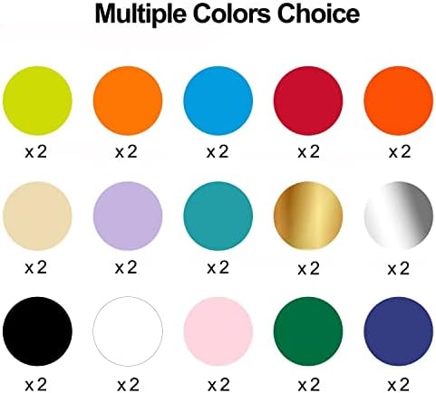 Yofone паметен отстранлив винил за Cricut Explore 3 & Maker 3, разновиден бои винил лепило пакет, 30 листови 13in x 13in