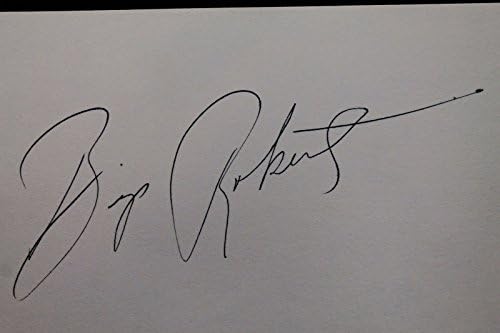Bip Roberts Padres Reds Royals Indians Tigers Autographed 3x5 Index картичка JSA 17D