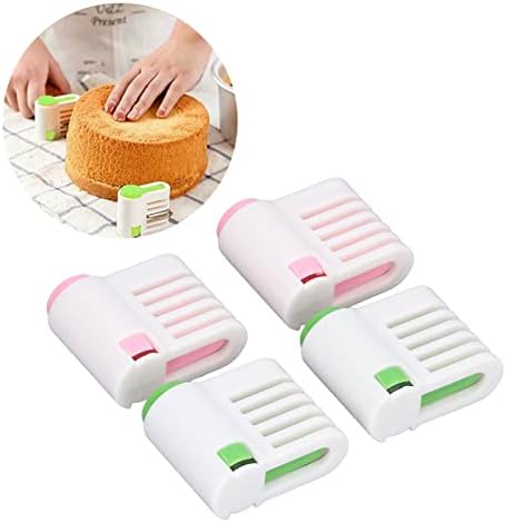 Самостојна Машина За Израмнување Торта, 4 Спакувани Торти За Тост Разделувачи На Слоеви На Тост 5 Слоја Помошен Делител За Слоеви