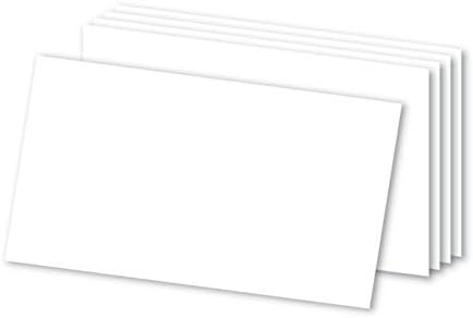 Канцеларија Depot® Бренд Празно Индекс Картички, 3 x 5, Бела, Пакет од 100