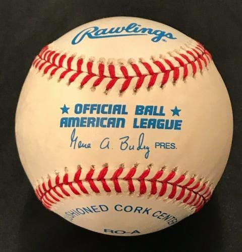 Тод Зеил потпиша бејзбол во Американската лига - автограмирани бејзбол