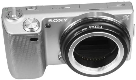 Адаптерот за монтирање на леќи FOTGA за Leica M39 L39 монтирање на леќи компатибилен со Sony E-MOUNT NEX7 NEX-F3 A6100 A6300 A6400 A6500 A6600