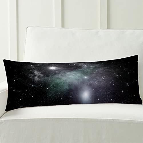 Utf4c starsвезди Планета галаксиска перница за тело покритие памук 20 x 54 возрасни меки со патент перница машина што се мие долга перница за кревет за бремени жени спална