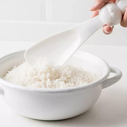 Cabilock Јапонски ориз јапонски ориз пластичен ориз лопатка лажица бела кујна кујна алатка ориз лопата шпатула за домашен ресторан јапонски