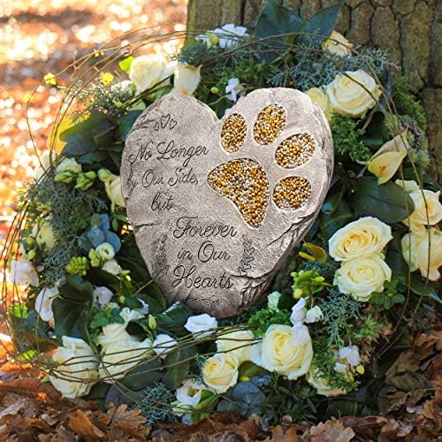 ОБСИ Меморијален Камен ЗА Миленичиња - Сива / Куче Или Мачка Градина Камен Срце Шепа Печатење | Надгробен Спомен Подароци За Загуба