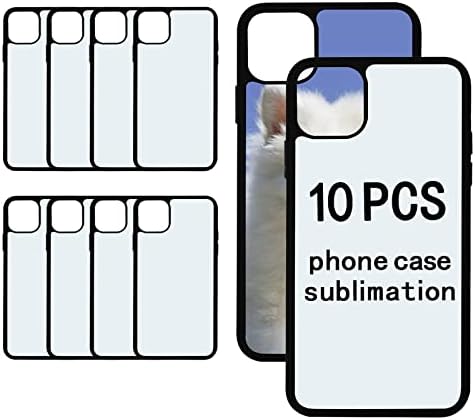 ОКБА 10 ПАРЧИЊА Сублимација Празно Телефонско Куќиште за iPhone 14 Pro Max 6,7 Инчи, Мат Црна Мека Гума Заштитна Кутија Отпорна На Удари