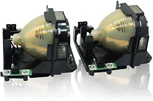 Dekain Dual Projector Lamp Kit for Panasonic ET-LAD60W / ET-LAD60AW напојуван од Panasonic HS 300W OEM сијалица-1 година гаранција