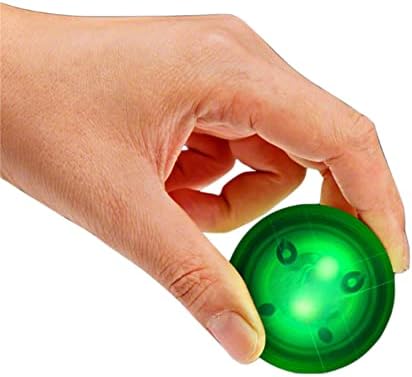 Blinkee LED влијанието активирана топка од жива зелена боја | Спорт за ракомет и ракета | 1,5 инчи | 1 топка по нарачана количина.