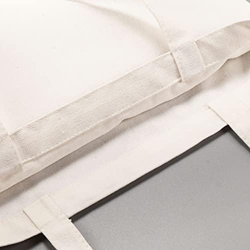 HJHG 2-пакет 13 × 15 инчи чиста торба со памук, лесна и еднократна торба за намирници, погодна за DIY, рекламирање, промоции на