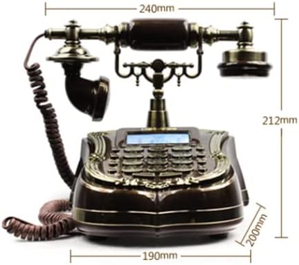 Quul Caller ID Антички жици Телефонски телефони, ретро фиксен телефон, ретро фиксен телефон, FSK/DTMF двоен систем