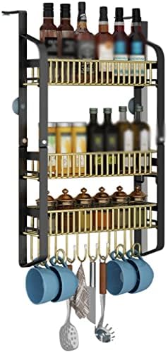 ygqzm Мултифункционални решетки за ладилникот на решетката на страничниот држач за висина на кујната за зачинети организатор за
