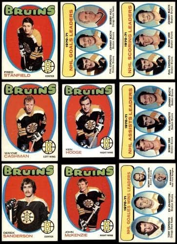 1971-72 Topps Boston Bruins Team Set 4.5 - VG/EX+ - хокеј картички