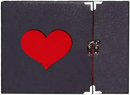 XBWEI 10inch Вметнете само-лепете црни страници Флаер надвор од loveубовната меморија книга Фото гроздобер DIY STRAPBook Свадба албум