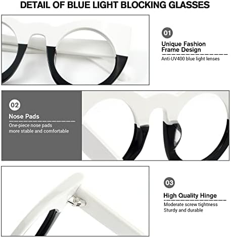 Воглам Мачка Око Сина Светлина Блокирање Очила За Жени Мода Преголеми Очилакаскаденција VFP0290