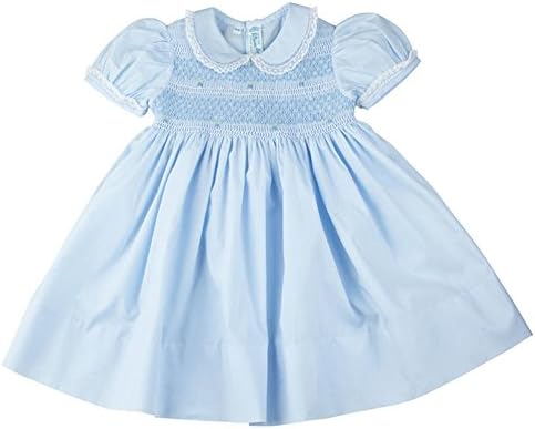 Фелтман браќа се облекуваат девојки сино измамен фустан од јарем со чипка за новороденче