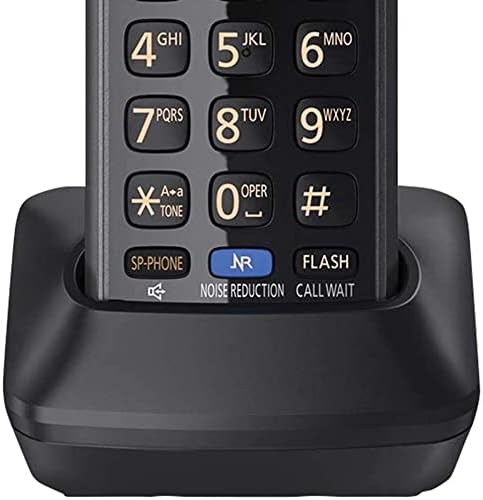 Panasonic Dect 6.0 Plus Додаток за телефонски слушалки за безжични телефони компатибилен со 2-линиски телефони безжични телефони KX-TG95XX Бизнис