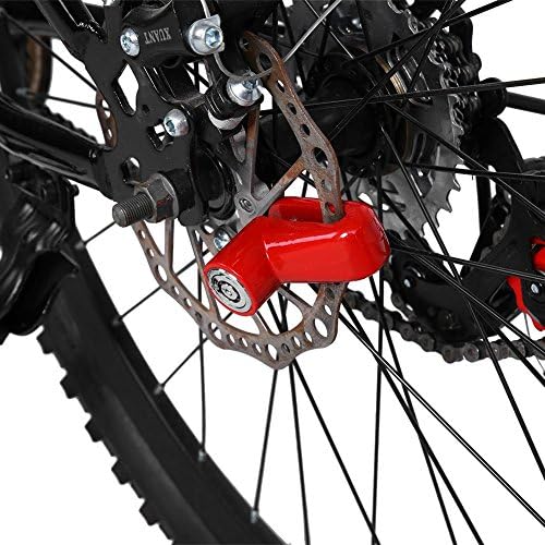 V Geby Disc заклучување на сопирачката, заклучување на аларм за аларм за мотоцикли, водоотпорен 6мм пински сопирачки диск на тркалото за безбедносно