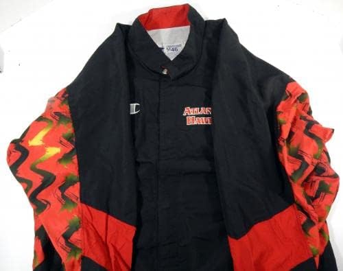 1997-98 Атланта Хоукс Брајан Оливер 31 Игра користеше црна јакна за загревање 46 DP42935 - НБА игра користена