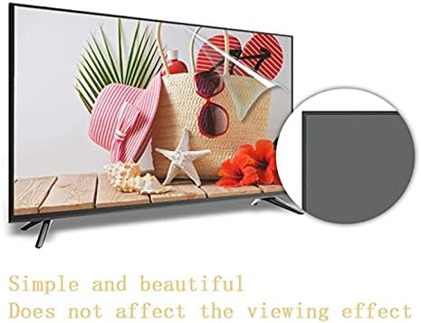 Заштитник на екранот CHHD Matte TV, против гребнатини/анти-рефлексија/анти-сјај филм за филтер за ТВ екран од 32-70 инчи без меурчиња, прилагодливи