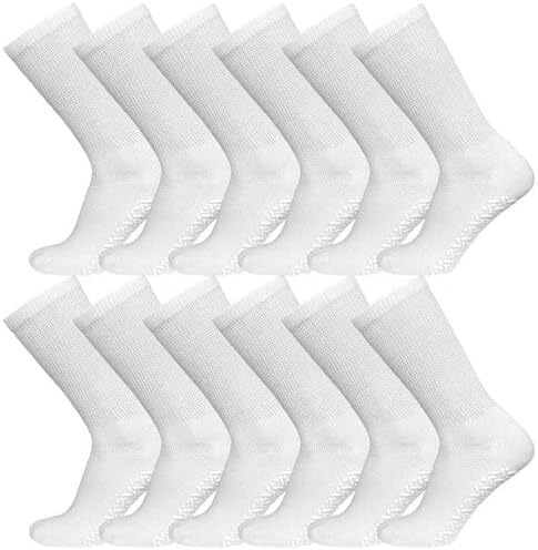 3-12 Пара Жени Не-Пропадна Дијабетична Памучна Екипа Циркулаторни Чорапи со Необврзувачки Врв
