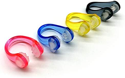 Зоошин 4 сетови силиконски клипови за пливање нос приклучоци нос заштитник комплети за возрасни деца со кутија спакувани