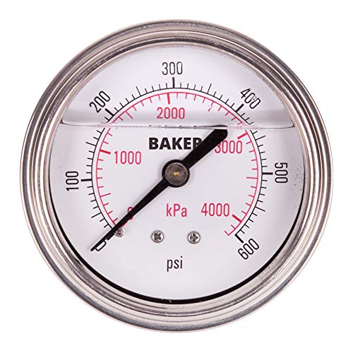 Мерач на притисок на Бејкер АХНЦ-600П, 0 до 600 psi