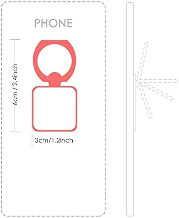 Кошаркарски спорт Едноставен шема на геометрија квадратни мобилни телефони прстен држач за држач за заграда Универзална поддршка Подарок