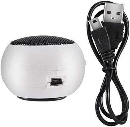 Преносен мини звучник Rosvola, 3,5 mm аудио интерфејс за компјутери, мобилни телефони, MP3, MP4, MP5, Вграден звучник за повлекување на звучникот/USB