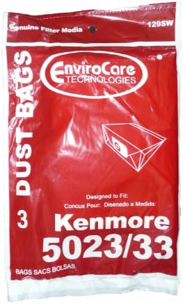 Kenmore 5023/5033 единечни wallидни вакуумски кеси - 3 пакувања [кујна]