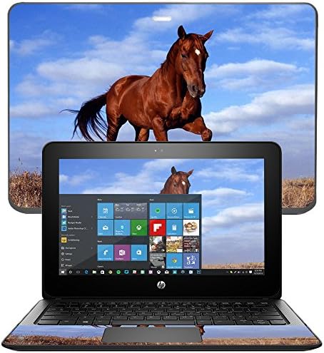 MOINYSKINS кожата компатибилна со HP ProBook X360 11 Завиткајте ги налепниците кожи коњ