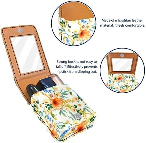 Кармин за шминка ОРИУКАН торба ЗА кармин со огледало пренослива торбичка за складирање кармин организатор за складирање на