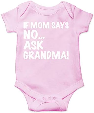 Cbtwear Ако мајка ми рече дека не Праша баба - Смешно наскоро да биде баба - слатко новороденче за бебиња за бебиња