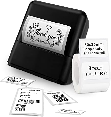 AIAABQ L1S PRO етикетер Производител на етикета, преносен печатач со етикета Bluetooth, се користи за домашна канцеларија и името