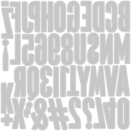 Sizzix Thinlits Die Set 43pk алфанумерички билтен од Тим Холц, 666281, брусница
