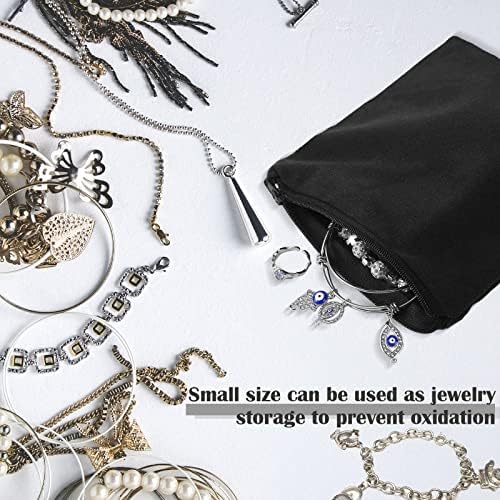 Геосар 24 Парчиња Сребрени Кеси За Складирање Кеси За Складирање Накит Против Оцрнување Чувар На Сребро Со Патент за Сребрен Накит