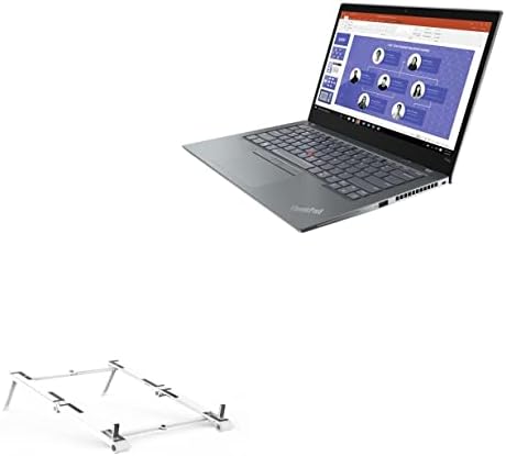 Држач за боксови И Монтирање Компатибилен Со Lenovo ThinkPad T14s - Џебен Алуминиумски Држач 3-во-1, Пренослив, Повеќеаголен
